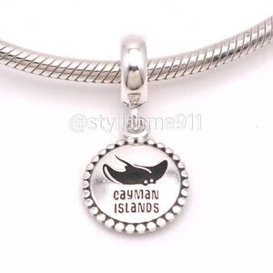RARE Authentic PANDORA Sterling Silver Special Edition Cayman Islands Dangle